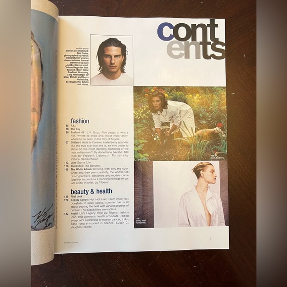 Harper’s Bazaar Magazine July 1999 Issue Tribute to Editor-in-Chief Liz Tilberis - Picture 13 of 15